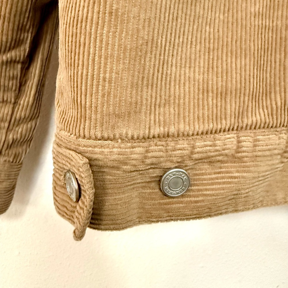 Men’s XS H&M Teddy Lined Sherpa Corduroy Jacket - Picture 7 of 11